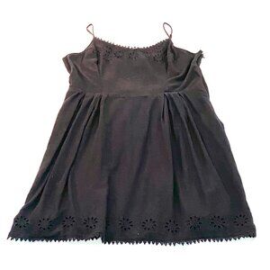 Old Navy Womens Size XXL black cotton mini sundress sleeveless resort loose